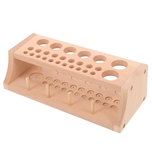 Outils de cuir étagère rangement bois support multifonction Zerodeko