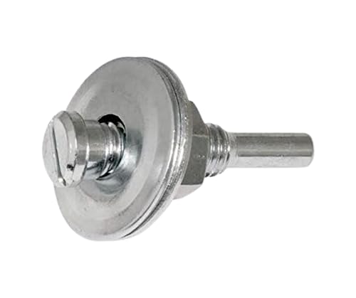 Lux Metal - Perno Di Fissaggio Dischi Foro 16 Mm Gambo 8 Mm (Per Tutti I Dischi Lux Metal Diametro 150 Mm) Per Lucidare Adattabile Bosch, Blach & Deck