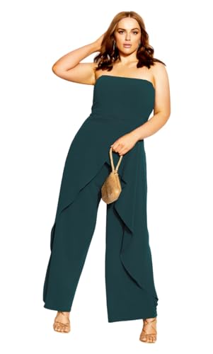City Chic Women's Plus Size Jumpsuit - Attract FF, 18