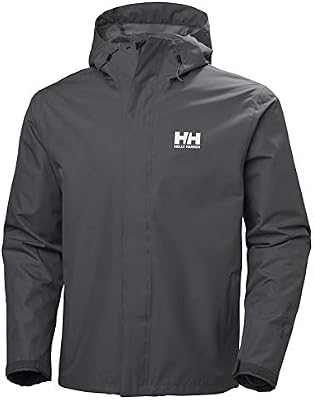 Helly Hansen Hombres Chaqueta Seven J, Carbón, S