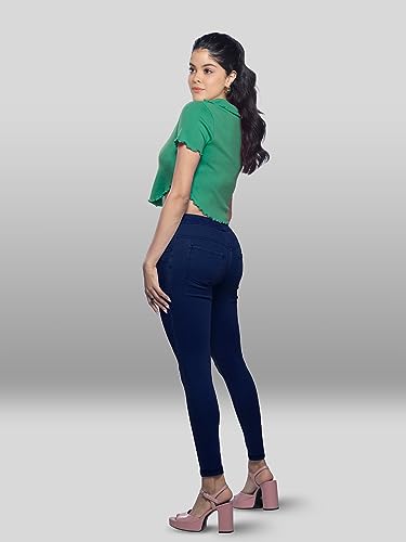 Lyra Cotton Knitted Women's Jeggings with Pockets | Comfortable Stylish Casual Pant | Trendy Slim-Fit Trousers - Pack of 23