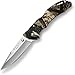 Buck Knives 0285CMS24 Bantam Folding Pocket Knife with Pocket Clip, Mossy Oak Break-up Country Camo