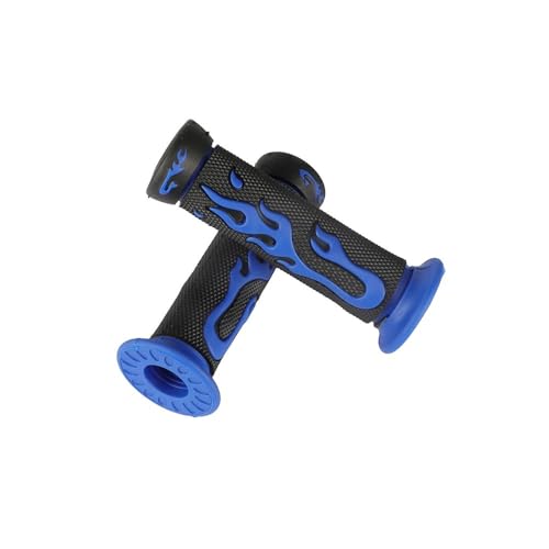 Poignées guidon moto et scooter universelles en caoutchouc TPR de 22 mm pour guidon 7/8 pouces