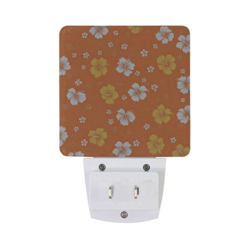 Lámpara de noche blanca y amarilla con sensor automático miniatura 6