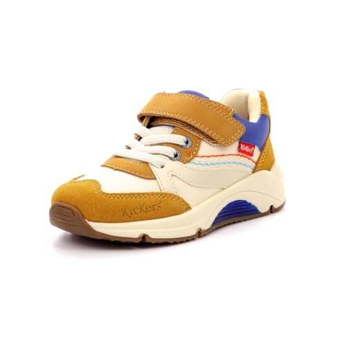 Runrun Sneakers Basses Garçon scratch facile fini les lacets défaits à l'école
