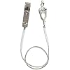 Fencing Foil/Saber Mask Cord, Elite Series, Head Wire Clamp Clip, Clear Wire, Competition Approved (2 Pack)