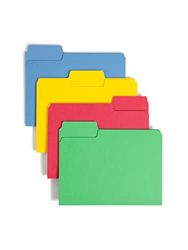 Chemise de classement lourde Smead SuperTab format lettre avec onglet 1/3 assorti x50