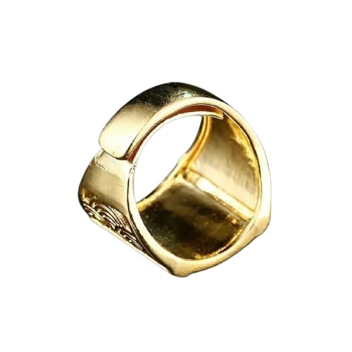 Anel Masculino Águia Ajustável Dourado Gold Acessório Oriental Rainha dos Céus Coragem e Força Rainh
