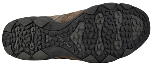 Skechers Skechers Men's Diameter-Zinroy Slip-On Loafer,Dark Brown,9 M US