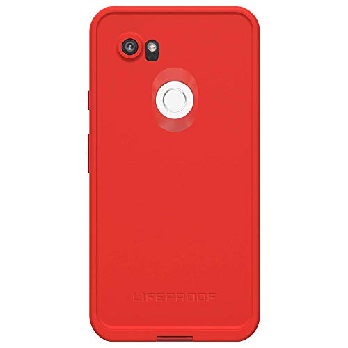 Lifeproof FRĒ Series Waterproof Case for Google Pixel 2 XL - Retail Packaging - FIRE Run (Cherry Tomato/Sleet/Molten Lava)