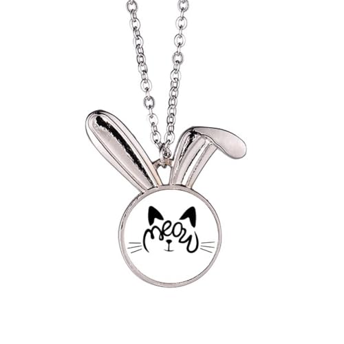 Collier lapin citation chat fini les bijoux ternes et sans âme