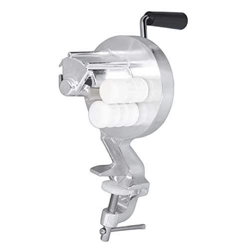 Máquina para Hacer Pasta, Máquina de Macarrones de Aleación de Aluminio, Máquina para Hacer Fideos Manual, Máquina de Prensado de Fideos con Manivela Manual Portátil