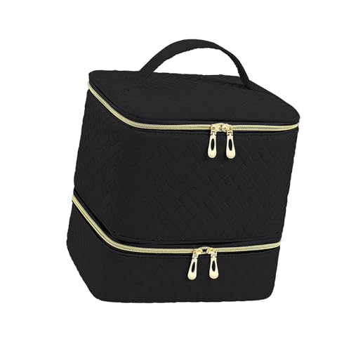 Milageto Organizador de esmalte para unhas, estojo de transporte, viagem, resistente, bolsa de supri