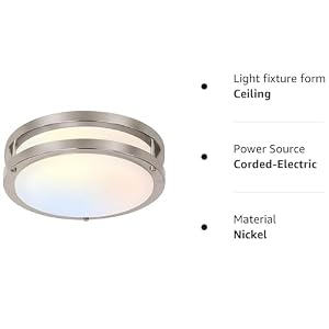 hykolity 13 inch Flush Mount LED Ceiling Light Fixture, 5CCT — photo 3 of 6