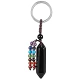 Péndulo de cristal: el anillo de metal de este colgante llavero y el cristal están unidos por una cuerda de nailon, que se puede balancear de forma flexible. Se puede utilizar directamente como péndulo para la exploración espiritual y la adivinación. Favorece la comunicación entre la mente subconsciente y el campo magnético circundante. Cuando utilices este péndulo de piedra, te guía a respuestas para que puedas tomar decisiones lo antes posible.