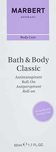 Marbert Bath & Body Classic femme/ women, Antiperspirant Roll-On, 1er Pack (1 x 50 ml)