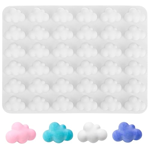 Silicone Cloud Candy & Jelly Molds, 36 Cavity