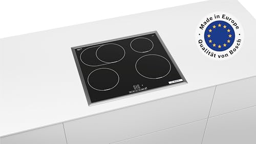 Bosch HBD675CS62, Backofen-Set, Einbau-Backofen 60 cm, HBG578BS3, Serie 6, Air Fry, Pyrolyse, Edelstahl & Induktionskochfeld 60 cm, PIF645BB5E, Serie 4, Touch Bedienung, PowerBoost, Bräterzone
