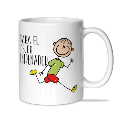 LINFORMAL tazas originales para regalar deportes (ENTRENADOR CHICO)