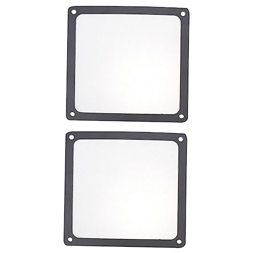 Happyyami 2Pcs Dustproof Computer Mesh Filter Durable Magnetic Fan Screen for Cooling Washable and Easy to Clean for Fans Home Office School