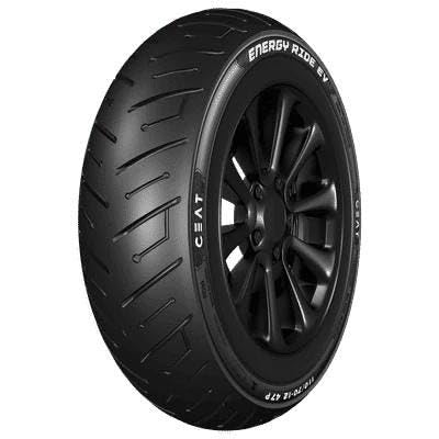 Image of CEAT 110 /70-12 ENERGY RIDE EV TUBELESS TYRE | Front /Rear | Car Tyre for Front and Rear