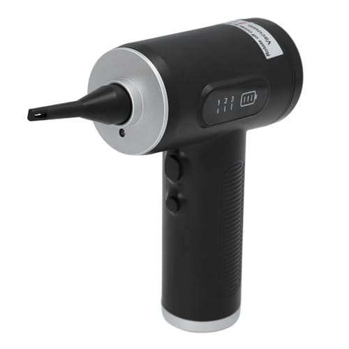 Electric Air Duster, 3 Gear Adjustable Maximum 50000RPM Rechargeable Cordless Air Blower with LED Light for Computer Keyboard