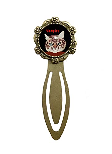 ブックマーカー 猫 ヴァンパイア bk ブックマーカー クリップ 猫 ブックマーク しおり ネコ