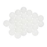 QUARKZMAN 12 Stück Nylon Kunststoff Kugeln, 5/16" Solide Kunststoffkugeln, G1 Präzisions Plastikbälle Abriebfest für Kugellage, Weiß