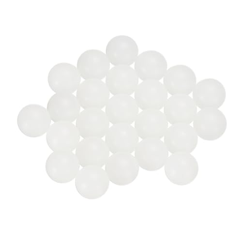 uxcell 12pcs Nylon Bearing Balls 5/16" Solid Plastic Balls, G1 Precision Bearing Ball Frosted Surface, White
