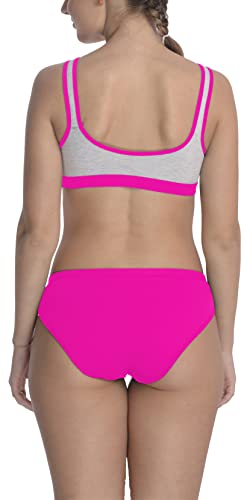 Image of StyFun Cotton Blend Sports Sets, Lingerie Set for Women, Combo Everyday Bra Panty, See Main Image to Check How Many Sets You Will Get