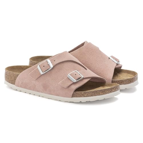 Birkenstock Zürich Suede Leather Pink Clay Normal Gr. 39