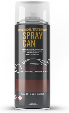 Xtremeauto Spray Paint Finish For Indoor And Outdoor Use Garden Cars Home Kitchen Bathroom Furniture Art Craft Bikes Radiators Metal Wood Plastic Glass UPVC Stone PVC RAL 8004 Copper brown