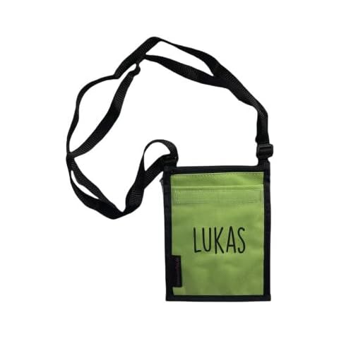 Brustbeutel mit Namen Bedruckt | personalisierbare Brusttasche 17x13 cm Cover