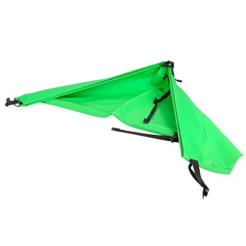2nd Containment Folding Duck Pond - Portable Spill Containment GO Berm - 18 oz PVC, 3’x3’x6” - Lime Green