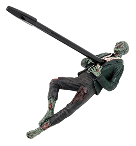 Ebros Gift Walking Dead Walker Hunter Impaled Zombie Pen Holder - 6.75