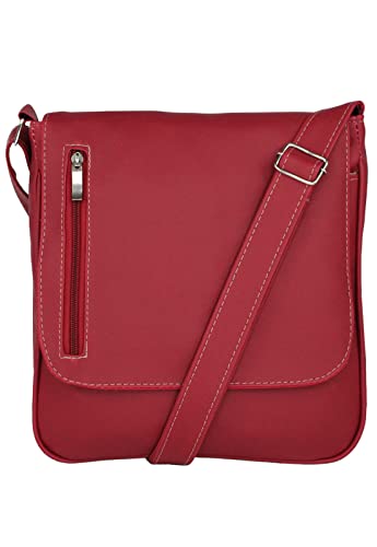 Bolsa Lenna's Transversal Casual L023 Vermelho