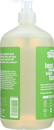 Everyone 3-In-1 Soap For Every Kid Safe, Gentle And Natural Shampoo, Body Wash, And Bubble Bath, Tropical Coconut Twist, 6 Count #TOP1