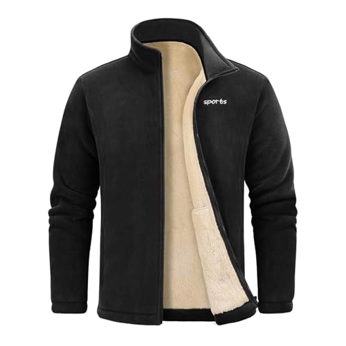 Générique Veste Hiver Homme Chaude Travail Doublée Polaire Grande Taille Long Parka Imperméable Blouson Chaud Manteau Chauffant Coupe Vent Pour Grand Froid...