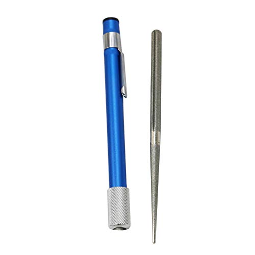 Egbert Angelhaken Diamantschärfer Tragbares Outdoor Activity Schärfen Multifunktions Wetzstab für Outdoor Activity