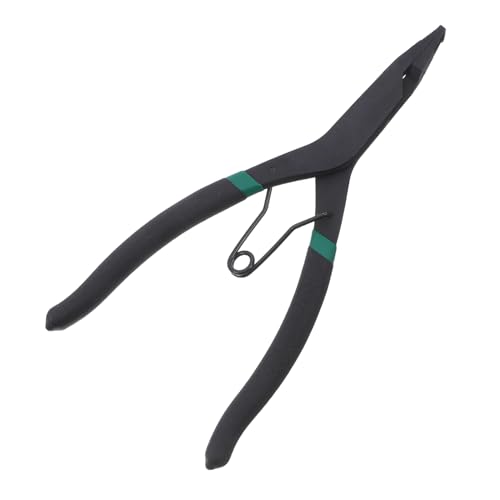 Unomor Heavy Duty Reverse Pliers for Transmission Repair Ergonomic Flat Nose Snap Ring Tool with Angled Tip Durable Steel Construction for Gearshift Locking Rings and Automotive