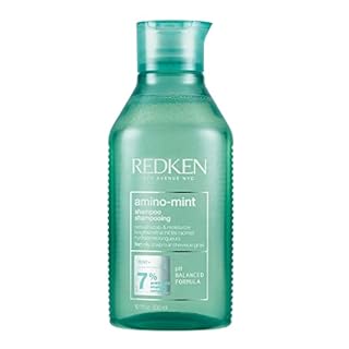 Redken Shampoo, Con Menta Piperita per Capelli Grassi e Cuoio Capelluto Irritato, Deterge e Rinfresca le Radici Senza Appesantire, Amino Mint, 300 ml