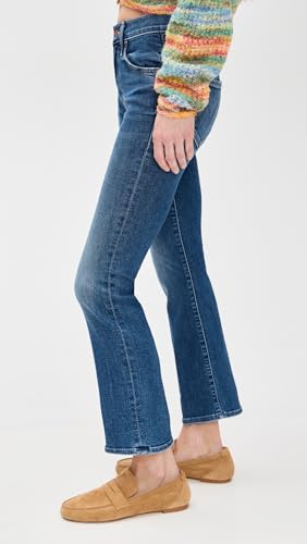 MOTHER Women's Petite Lil Insider Flood Jeans4
