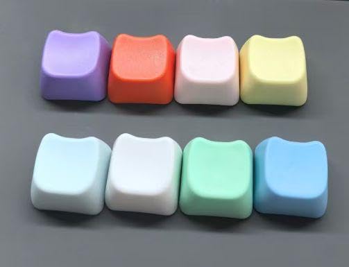 2 Pcs Keyboard Fidget Toy for Adult, Cute Cat Clicky Keyboard Fidget (Colourful)