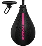 RDX Pera de Boxeo, Peras Rapida Speed Bag para Kick Boxing Gimnasio Saco Boxe Fitness Gym Combate Deporte Conjunto de Entrenamiento