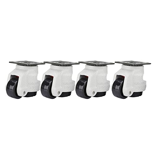 Girevole Ruote 4 pezzi 1.5"Retrattile livellatore macchina girevole industriale girevole 330lbs capacità