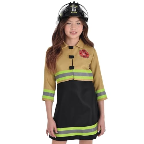 Disfraz Infantil Bombera Multicolor con Chaqueta