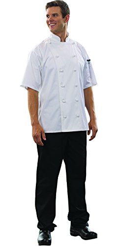 Averill's Sharper Uniforms Men's Executive Chef Pants with Belt Loops and Zipper 2XL Black
