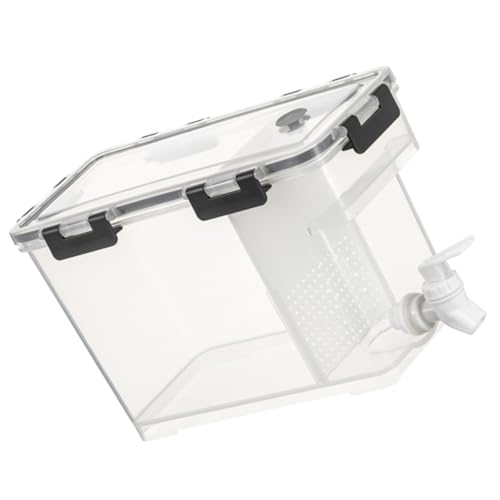 MUCKLILY Juice Dispenser with Tap Plastic Beverage Container Airtight Water Kettle for Parties and Daily Use Classic with Filter Valve for Home and Outdoor Events