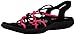 Skechers Women's Reggae Slim-Forget Me Knot Black/Fuchsia Sandal 7 M US
