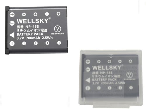 Amazon | WELLSKY 富士フィルム NP-45 NP-45A NP-45B NP-45S